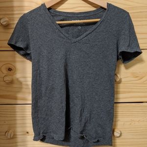 Everlane V Neck Short Sleeve Pima Cotton T